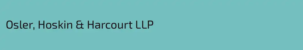 Osler, Hoskin & Harcourt LLP